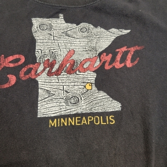 Carhartt Minneapolis Minnesota Short Sleeve T-shirt Size 2XL - Picture 2 of 6